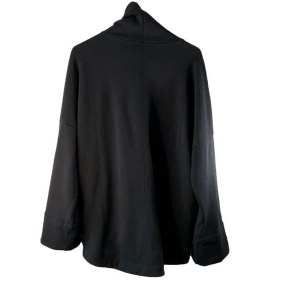 Athleta Oversized Cowl Neck Sweat Shirt with Pockets Size Medium - Picture 4 of 9